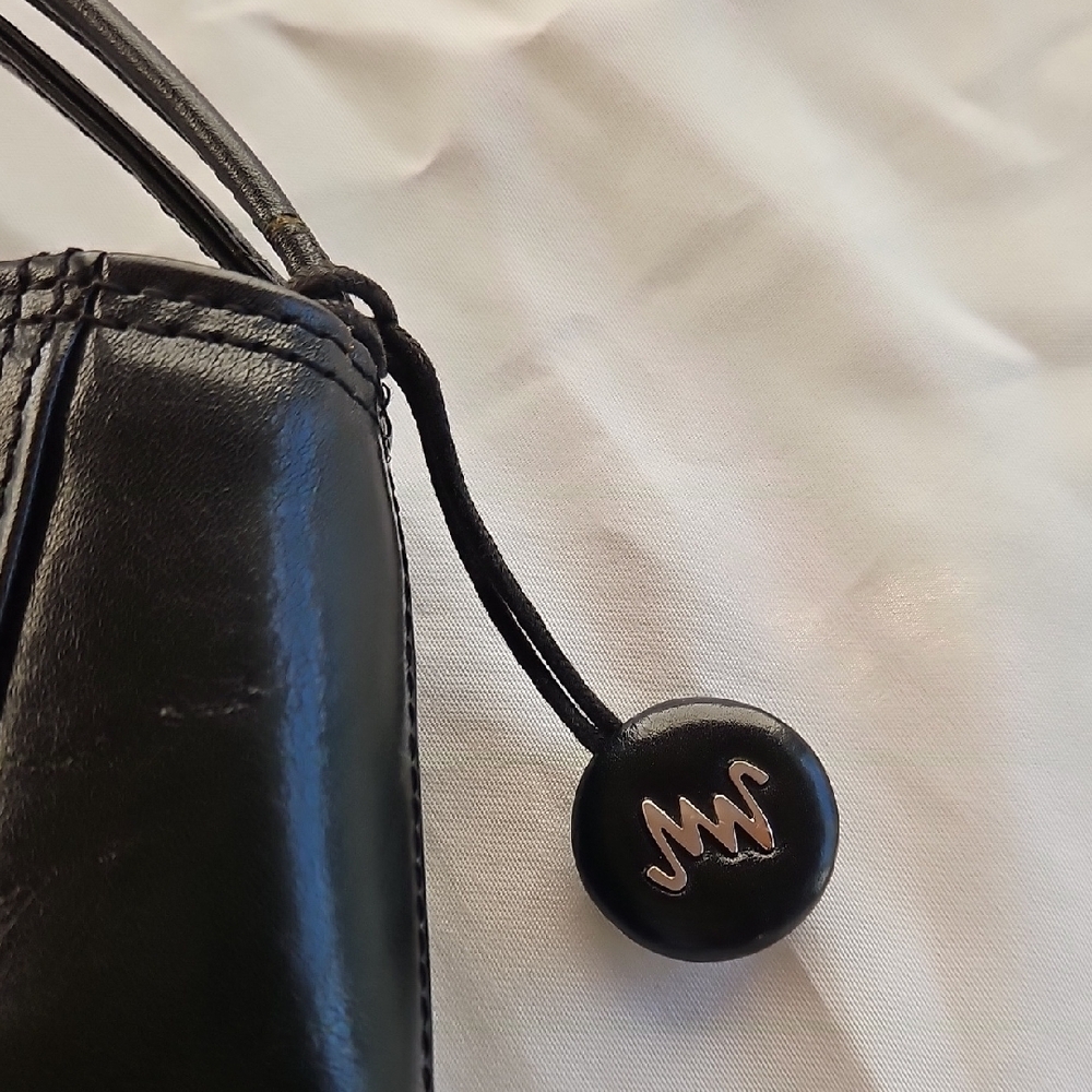 Monsac Original Black Leather Purse - Picture 3 of 8